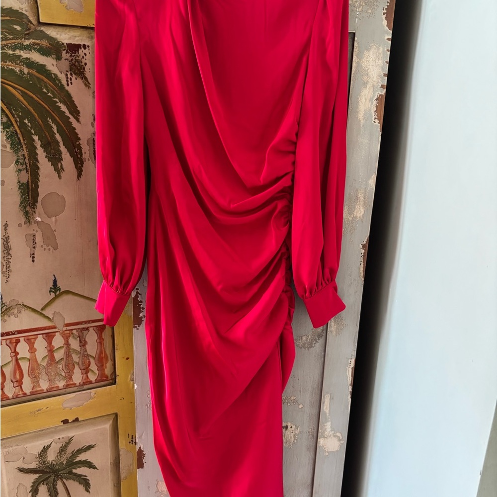 Elegant Red Women's Dress